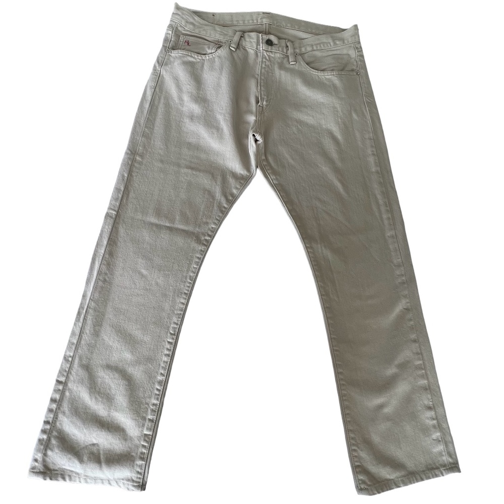 3 for $12,Polo Ralph Lauren, Slim Fit, Off White Denim, Men's 33x 28.5 (hemmed)